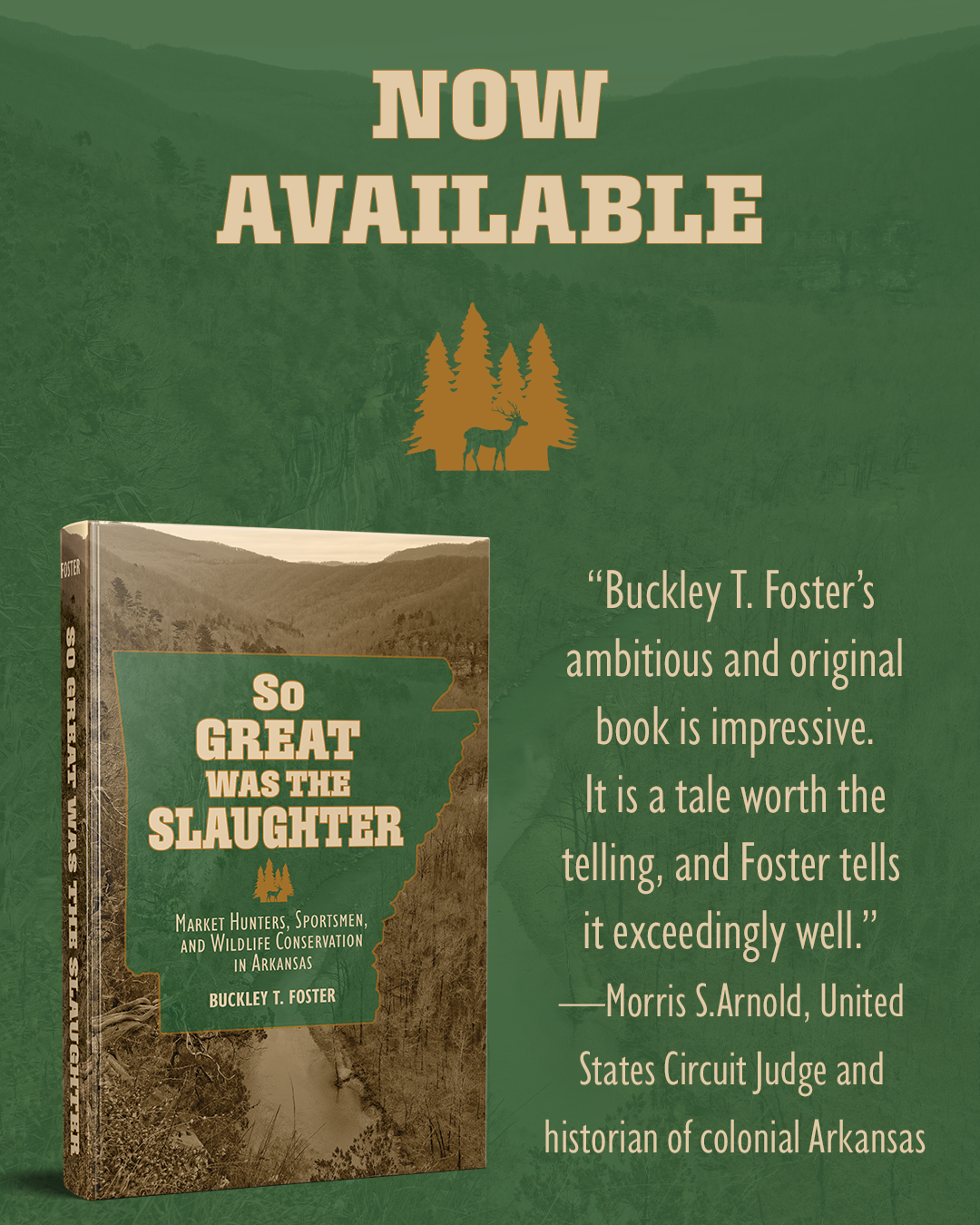 Book Now Available Arkansas Wildlife History